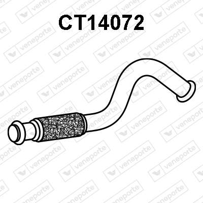 Tuyau d'échappement VENEPORTE CT14072