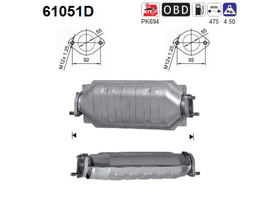 Catalyseur AS 61051D