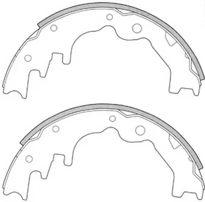 Jeu de mâchoires de frein SB BS25378