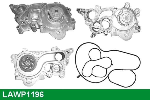 Pompe à eau, refroidissement du moteur LUCAS LAWP1196