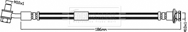 Flexible de frein BORG & BECK BBH8542