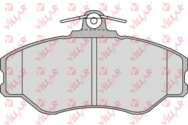Kit de plaquettes de frein, frein à disque VILLAR 626.0920