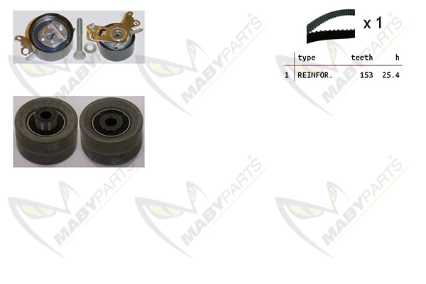 Kit de courroie crantée MABYPARTS OBK010146