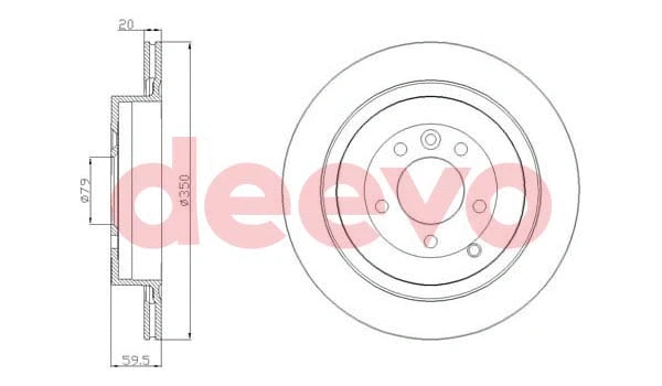 Disque de frein DEEVO BD17160