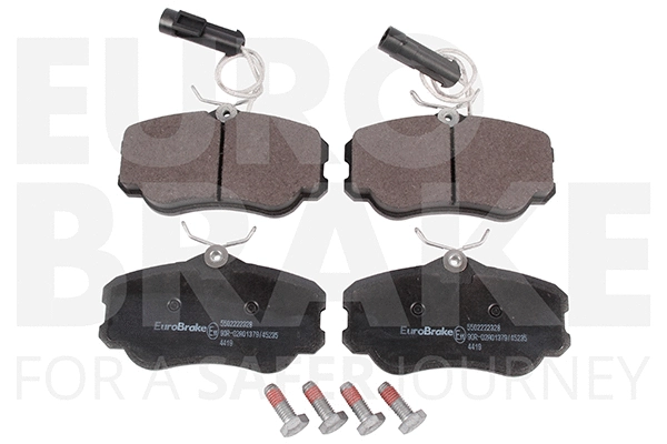 Kit de plaquettes de frein, frein à disque EUROBRAKE 5502222328