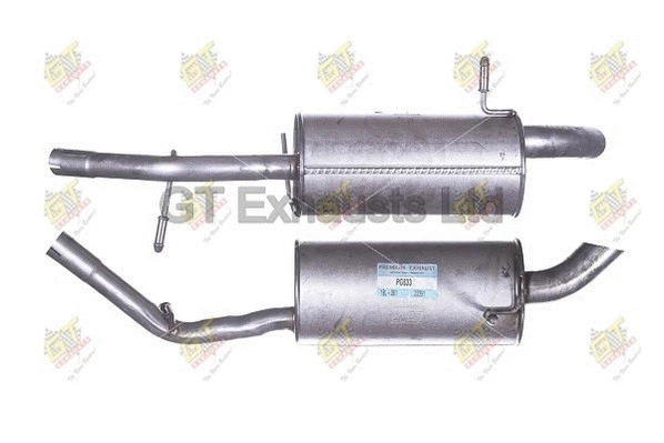 Silencieux arrière GT Exhausts GPG833