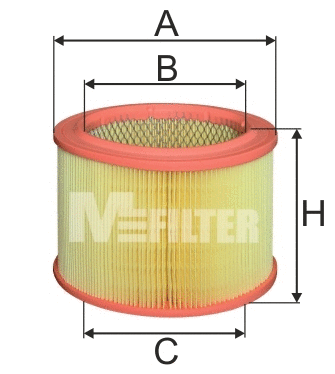 Filtre à air MFILTER A 289