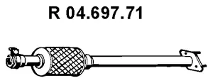 Tuyau d'échappement EBERSPÄCHER 04.697.71