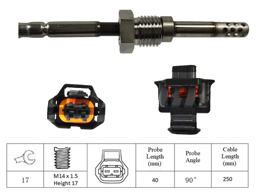 Capteur, température des gaz LEMARK LXT210