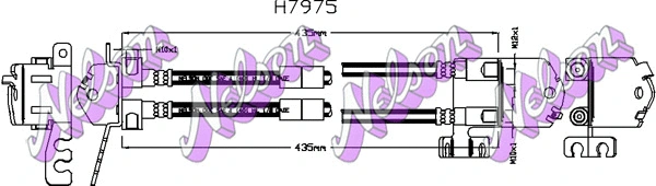 Flexible de frein KAWE H7975