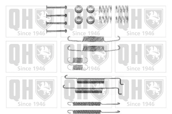 Kit d'accessoires, mâchoire de frein QUINTON HAZELL BFK305