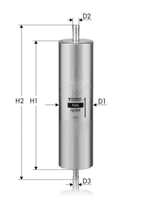 Filtre à carburant TECNECO FILTERS GS1195