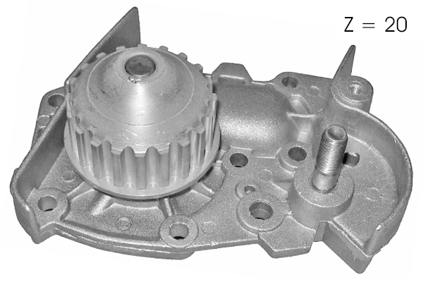 Pompe à eau, refroidissement du moteur TECDRIVE TPAE0055