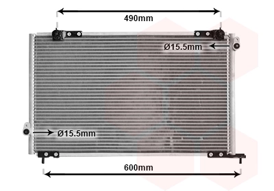 Condenseur, climatisation VAN WEZEL 25005105
