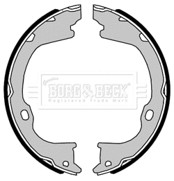 Jeu de mâchoires de frein, frein de stationnement BORG & BECK BBS6489