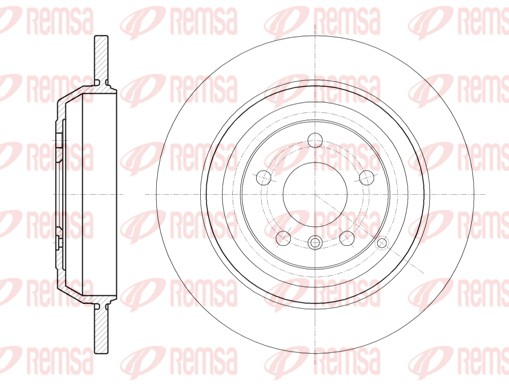 Disque de frein REMSA 61166.00