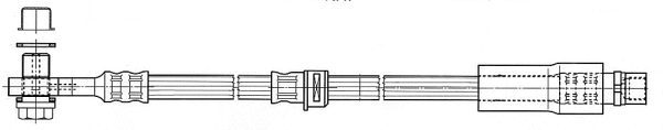 Flexible de frein CEF 512434