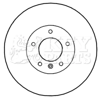 Disque de frein KEY PARTS KBD4782