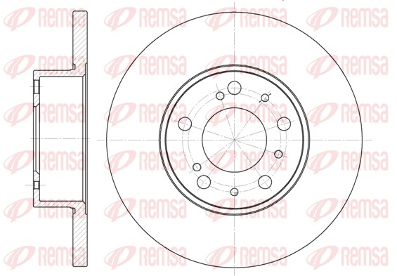Disque de frein REMSA 6334.00