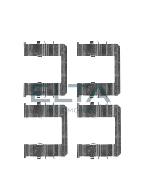 Kit d'accessoires, plaquette de frein à disque ELTA AUTOMOTIVE EA8714