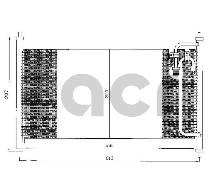 Condenseur, climatisation ACR 300505