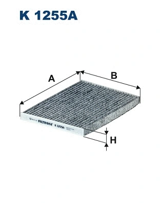 Filtre, air de l'habitacle FILTRON K 1255A