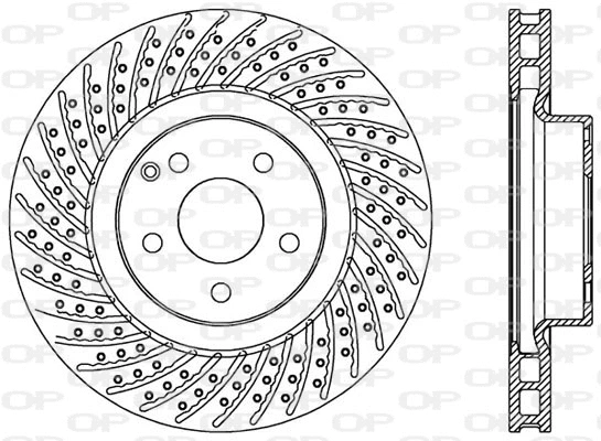 Disque de frein OPEN PARTS BDR2540.25