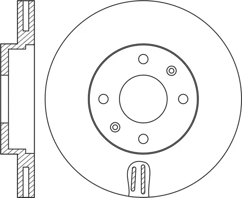 Disque de frein FIT FR0211V
