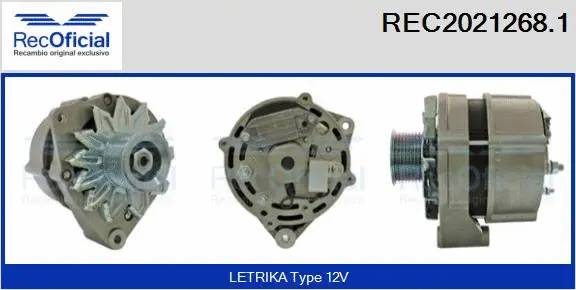 Alternateur RECOFICIAL REC2021268.1