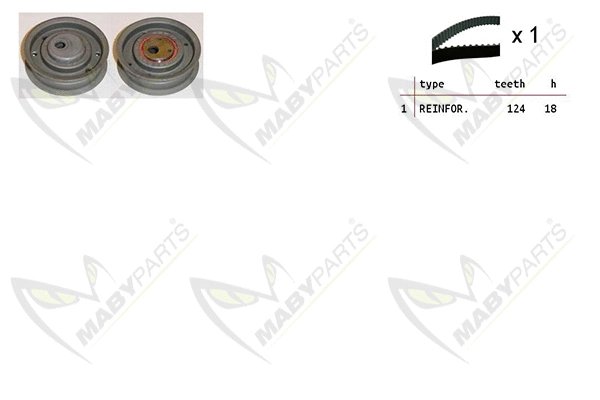 Kit de courroie crantée MABYPARTS OBK010269