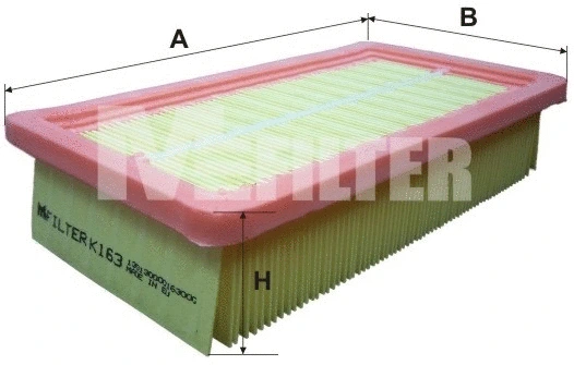 Filtre à air MFILTER K 163