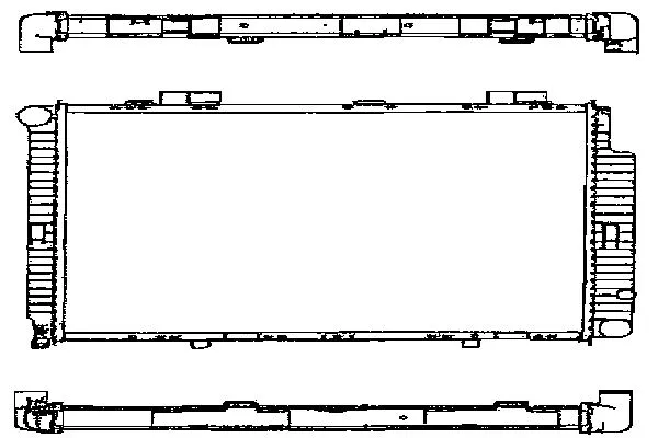 Radiateur, refroidissement du moteur ORDONEZ 2060150