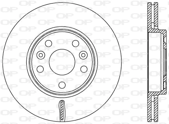 Disque de frein OPEN PARTS BDA2528.20