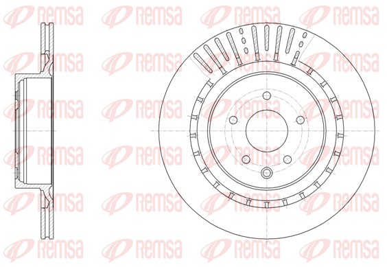 Disque de frein REMSA 61509.10