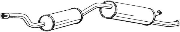Silencieux arrière BOSAL 282-933