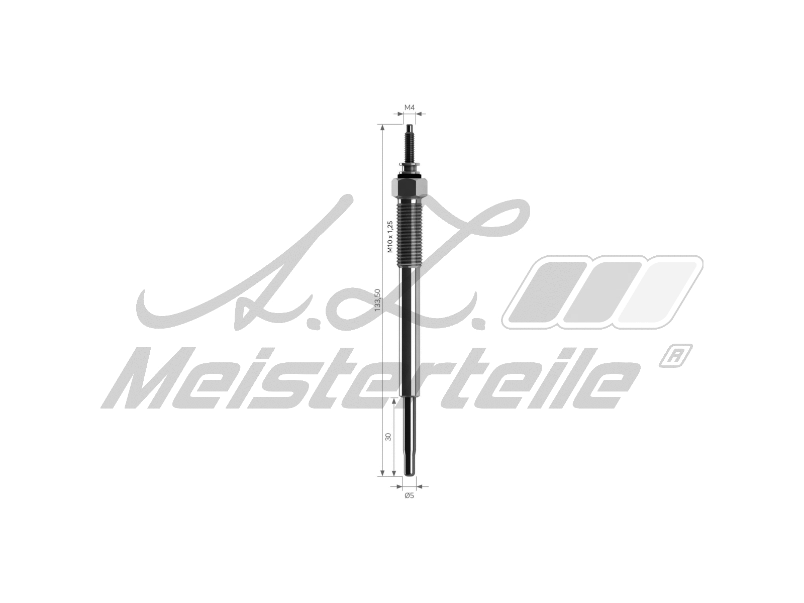 Bougie de préchauffage A.Z. Meisterteile AZMT-49-040-1028