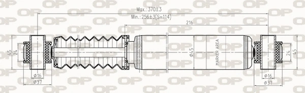 Amortisseur OPEN PARTS SAB8261.32