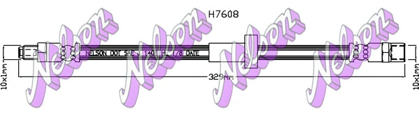 Flexible de frein KAWE H7608
