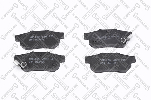 Kit de plaquettes de frein, frein à disque STELLOX 244 052-SX