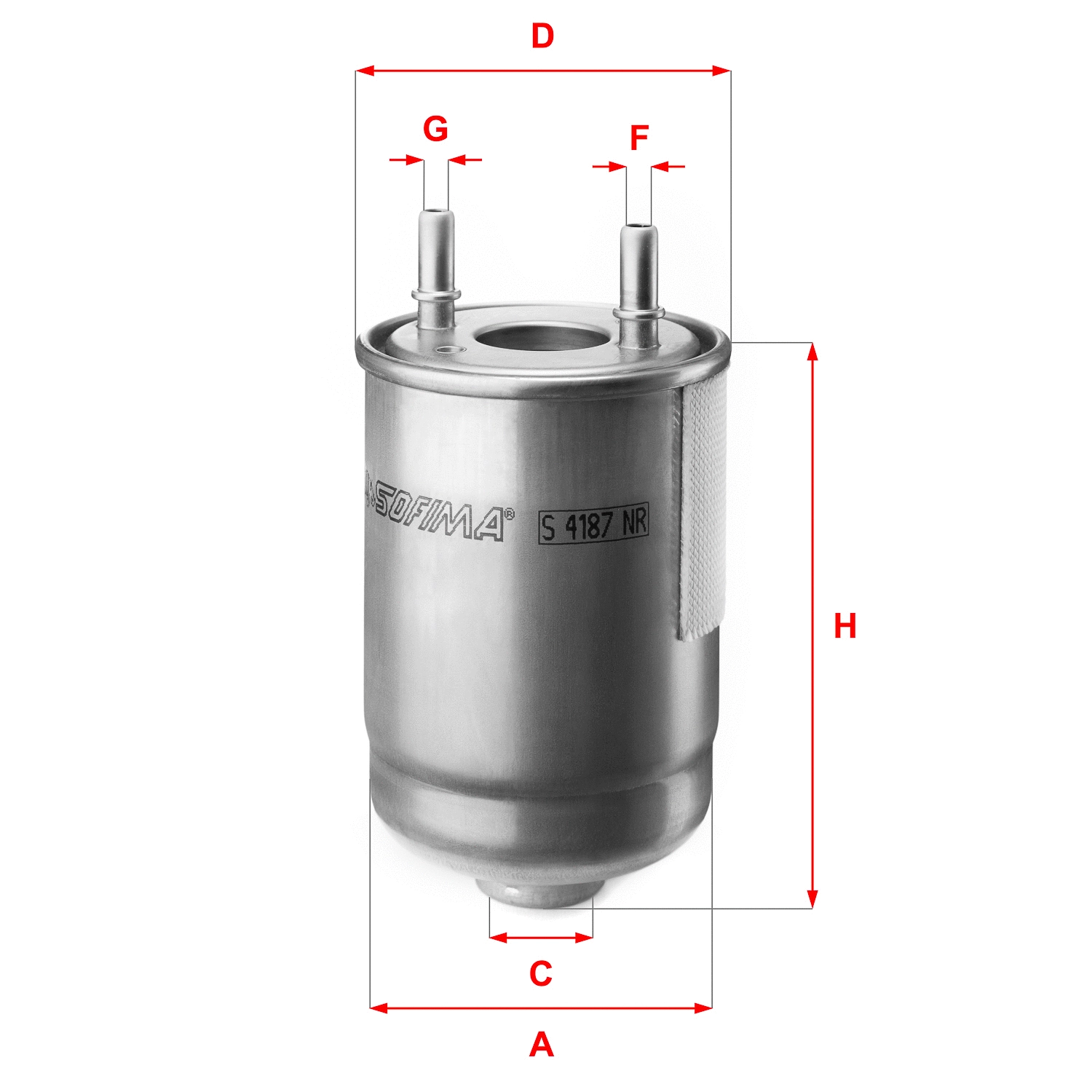 Filtre à carburant SOFIMA S 4187 NR