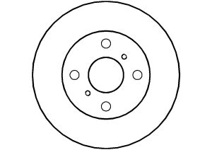 Disque de frein ABTEX BD853V
