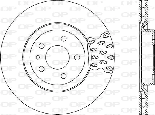Disque de frein OPEN PARTS BDR1663.20
