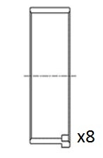 Coussinet de tête de bielle FAI AutoParts BB2065-025