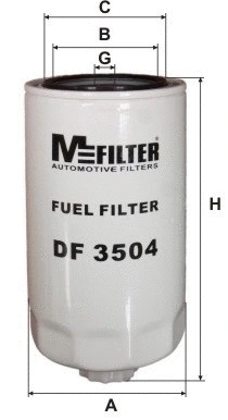 Filtre à carburant MFILTER DF 3504