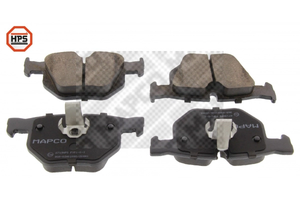 Kit de plaquettes de frein, frein à disque MAPCO 6719HPS