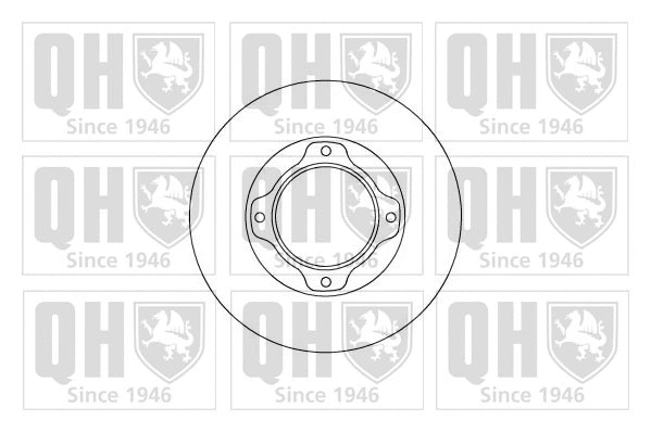 Disque de frein QUINTON HAZELL BDC4617