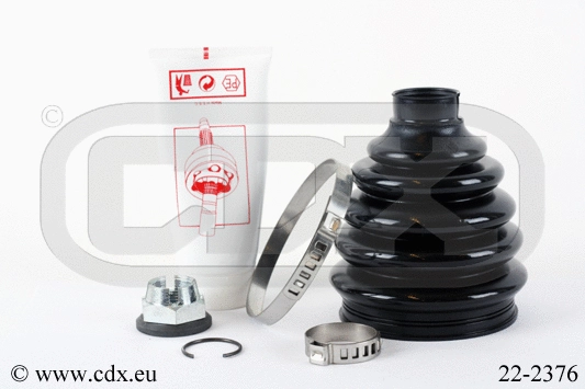 Jeu de joints-soufflets, arbre de commande CDX 22-2376