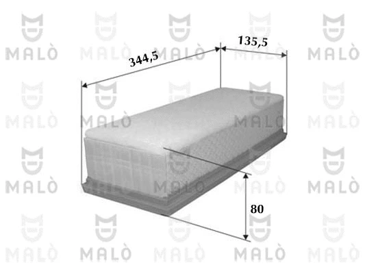 Filtre à air AKRON-MALÒ 1500102