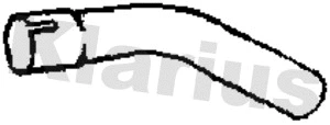 Tuyau d'échappement KLARIUS 110535
