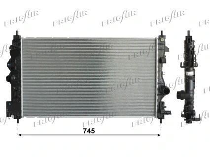 Radiateur, refroidissement du moteur FRIGAIR 0107.3120